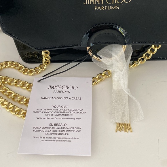 Jimmy Choo Black Shoulder Crossbody Bag  wirh Gift Bag - Picture 4 of 5
